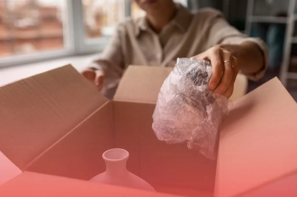 wrapping a fragile item