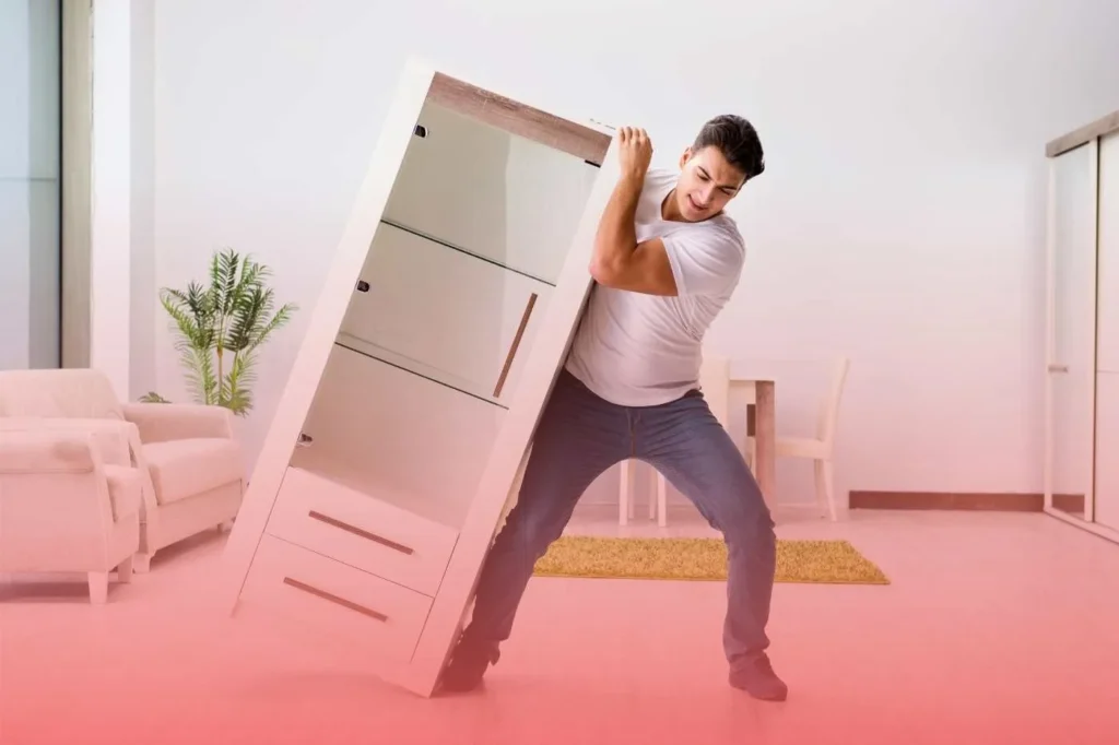 packing furniture for a move in Edmonton
